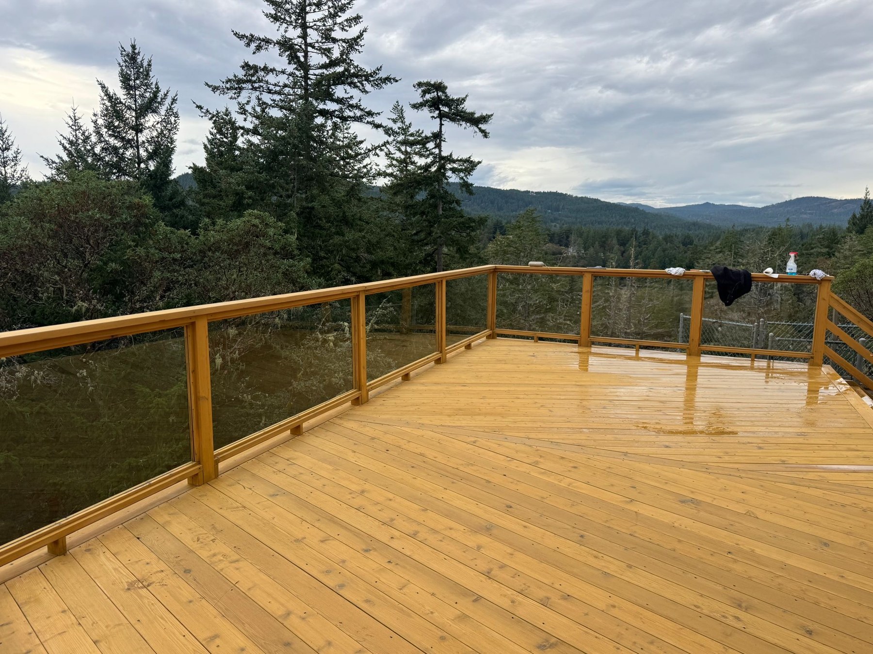 Deck staining project by Urban Colours Painting